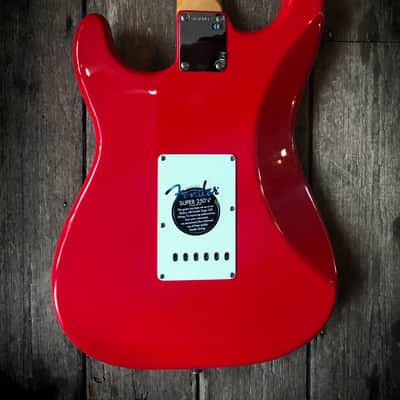 2008 Fender SE Stratocaster '1962' reissue Mark Knopfler signature model in Red finish with case image 7