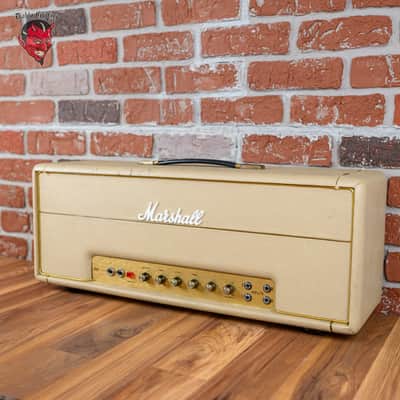 Marshall JMP Model 1987 Lead MKII 50 Watt Guitar Head 1976 Fawn image 1
