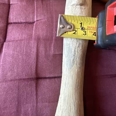Nutshell Shaker Percussion Nigerian Style Uyot Seed Rattle on Handle image 2