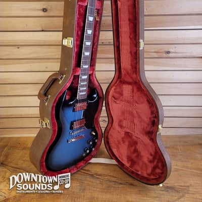 2025 Gibson SG Standard '61 with Gibson Hard Case - Pelham Blue Burst, 5lbs 14oz! image 8