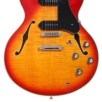 Sire Larry Carlton H7V Semi-hollowbody Electric Guitar - Cherry Sunburst image 2