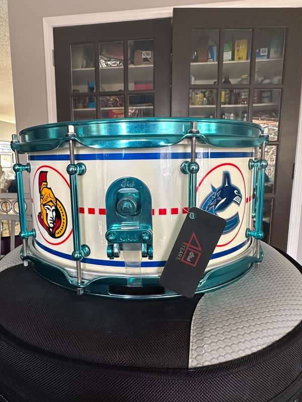 Neil Peart “Hockey Night in Canada” snare drum image 1