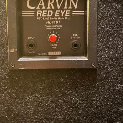Carvin RL410 4x10 Red Eye Bass Cabinet image 3