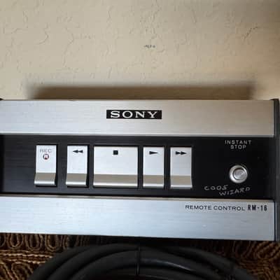 SONY-RM-16 REMOTE CONTROL FOR THE SONY TC-854-4 REEL TO REEL TAPE DECK - RARE! image 1