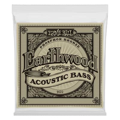 Ernie Ball Earthwood Phosphor Bronze Acoustic Bass Strings 45-95 Gauge image 1