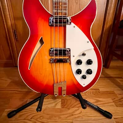 Rickenbacker 90th Anniversary 4005XC 2021 - Amber Fireglo image 4