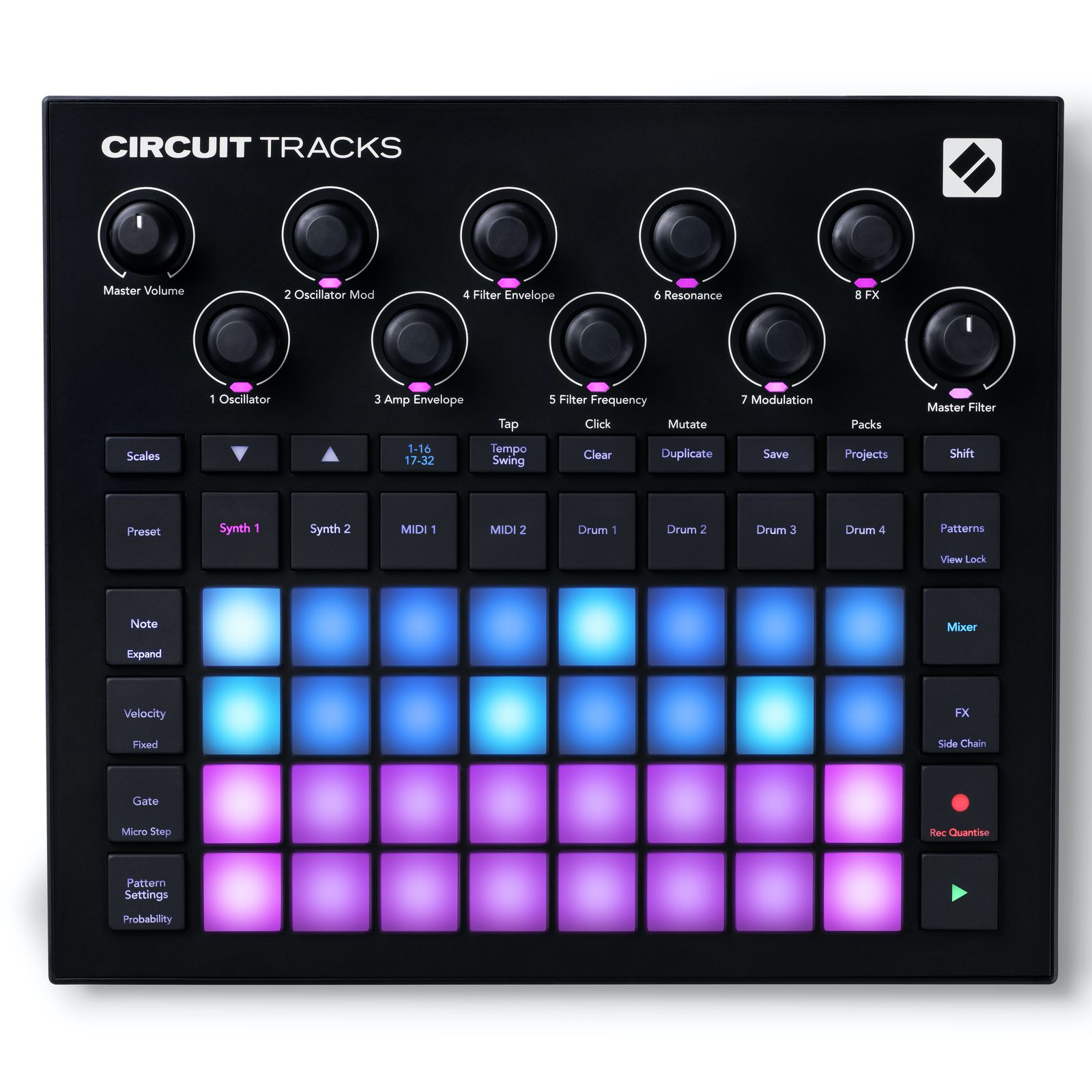 【中古】Novation Circuit Tracks グルーヴボックス Novation Circuit Tracks Groovebox | Reverb