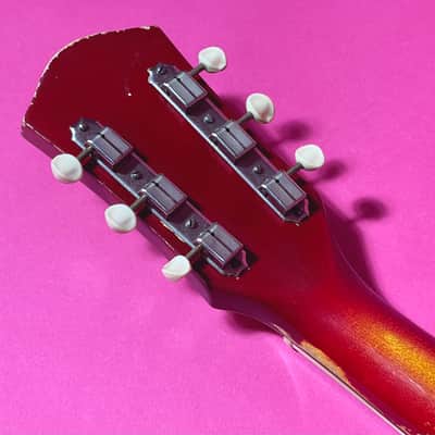 Silvertone 1425 Aristocrat 1955 - cherry sunburst 100% OG image 14