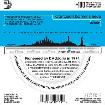 EJ16-10P Phosphor Bronze Light 12-53 D'Addario image 2