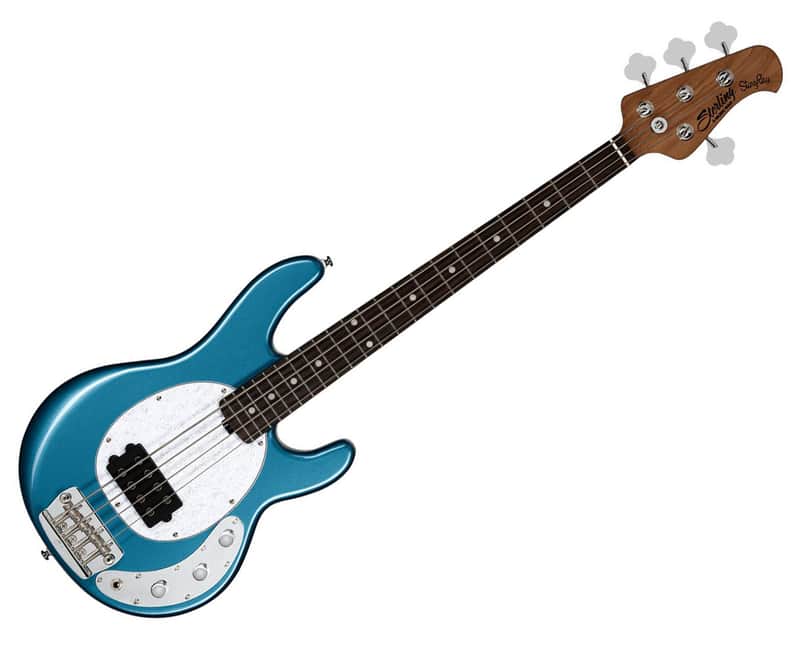 Sterling by Music Man StingRay Short Scale RAYSS4 - Toluca Lake Blue image 1