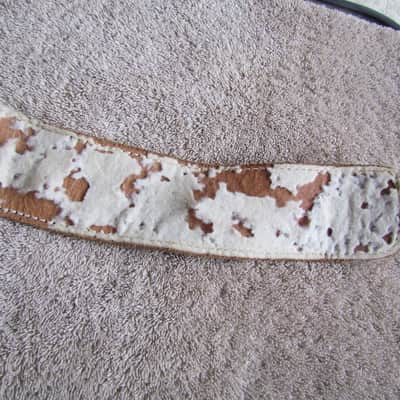 Bobby Lee No-Mishap Guitar Strap 60's Brown Leather Incomplete Vintage Bobby Lee Leather Gtr Strap image 2