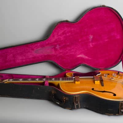 Epiphone Zephyr Deluxe Cutaway Arch Top Hollow Body Electric Guitar (1954), ser. #68425, original hard shell case. image 10