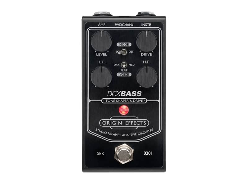 Origin Effects DCX Bass Tone Shaper + Drive Pedal - Black Edition image 1