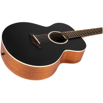 Flight PIXI BK Solid Spruce Top Mahogany Neck 6-String Acoustic Travel Guitar w/Gig Bag image 11