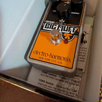 Electro-Harmonix Op Amp Big Muff Pi Reissue 2017 - Present - Black/Orange image 2