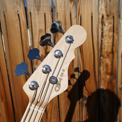 G&L USA SB-2 Purple Burst 4-String Electric Bass Guitar w/ Gator Gig Bag image 8