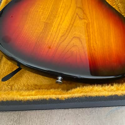 1987 Mosrite Custom Unique Black & Sunburst Vibramute Vintage OHSC image 19