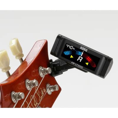Korg AWLT100 Clip-On Guitar Tuner with Bright Color LCD and Three Different Meter Display Modes image 5
