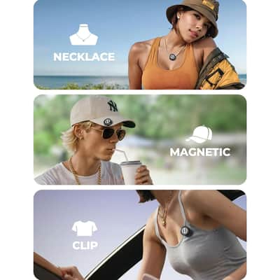 Hollyland LARK M2 DUO 2-Person Wireless Camera-Mount Microphone System - Universal Compatible (2.4 GHz, Shine Charcoal) + Vivitar compact Selfie Video Tripod + 16GB Transcend MicroSD Memory Card with Adapter image 4