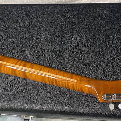 NEW ! Fender American Custom Telecaster NOS - 1-Piece Roasted AAA Flame Maple Neck Fingerboard - Sapphire Blue Transparent - Authorized Dealer - 7.4 lbs - G07467 image 12