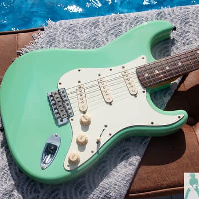 2010 Fender ST-62 '62 Stratocaster Reissue - 6.9 lbs!! - Limited Surf Green Finish - Made In Japan MIJ - Pro Set Up! w Perfect Frets/Action/Intonation - Demo Video image 10