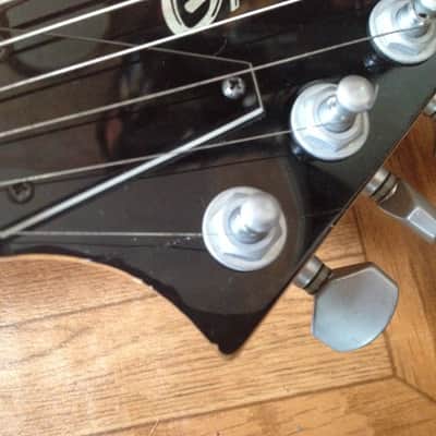 90's 1999 Grover Jackson  Dinky style Reverse Headstock Japan Black image 16