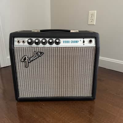 1973 Fender Vibro Champ 6 Watt 1x8" Combo Amp - Black image 4