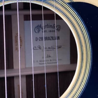 Martin Brazilian Wood D28 1 of 50 Custom Shop releases image 6