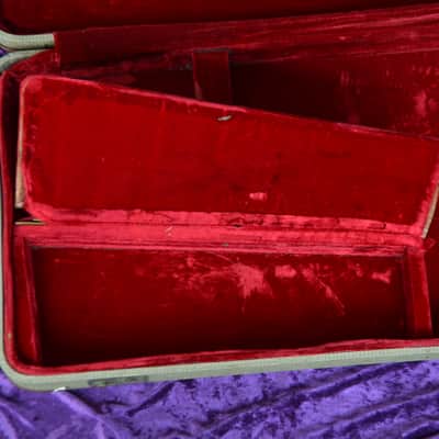 Burns Shadows Bass Case * RARE * made in UK in 1964 * Real vintage, also fits other big basses! * image 14