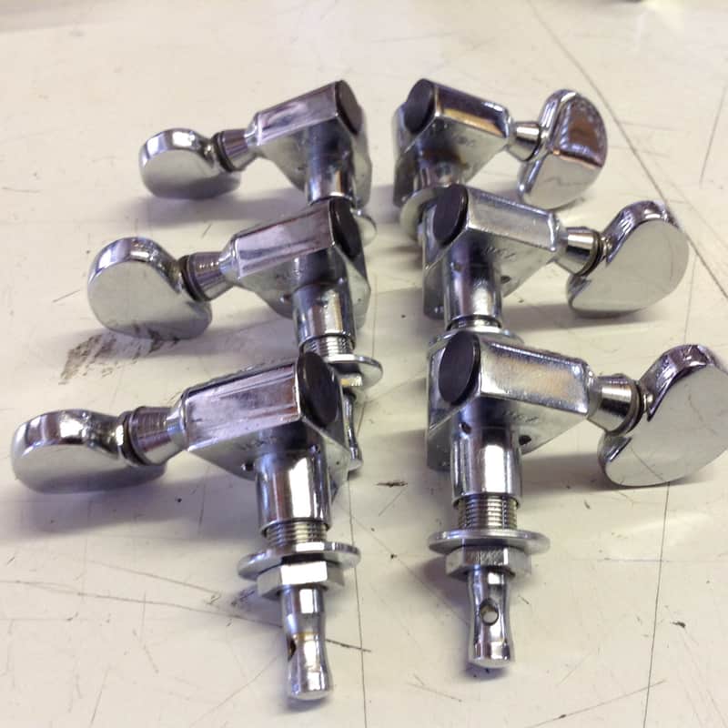 Grover Grover Kluson-Style Tuners with Screw-In Bushings image 1