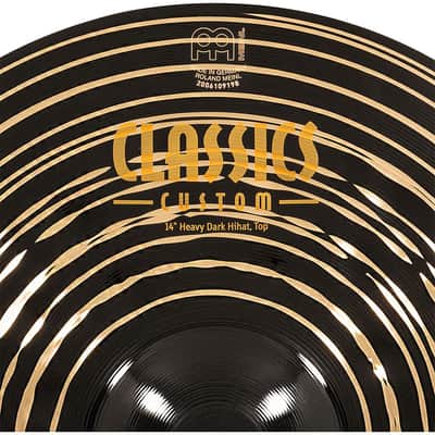 Meinl Classics Custom CC14HDAH Dark Heavy HiHat 14" image 4