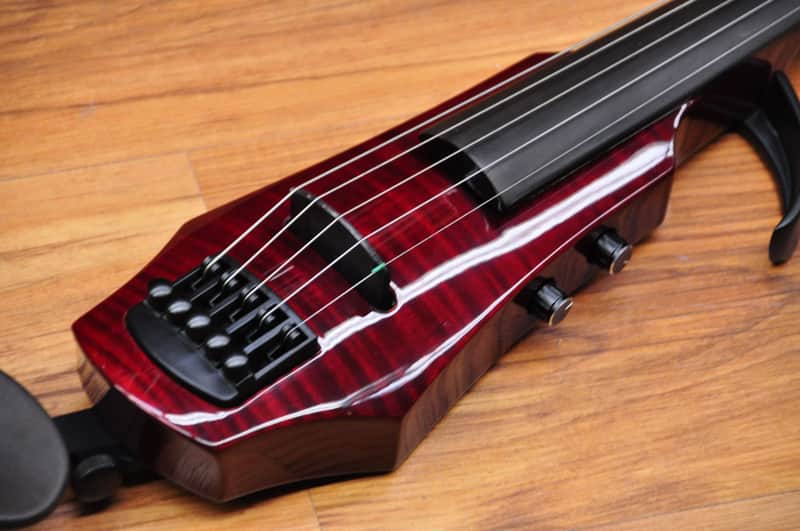 NS Design WAV 5 Electric Violin - Trans Red