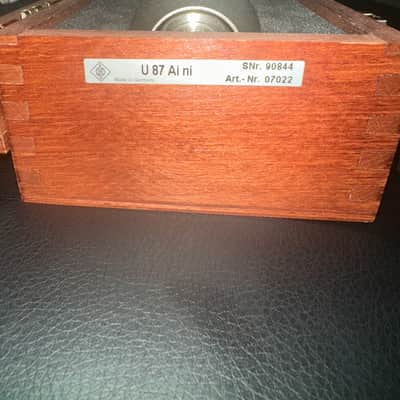 Neumann U 87 Ai Large Diaphragm Multipattern Condenser Microphone 1986 - Present - Nickel image 5