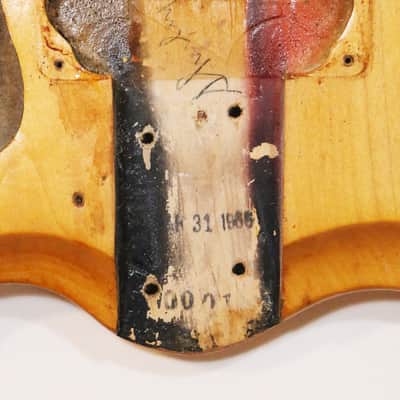 1966 Mosrite The Ventures Model Mark V Vintage Electric Guitar Body – Rare Original ’66 MK V German Carve Ventures II Part Made in Bakersfield CA (B802) image 16