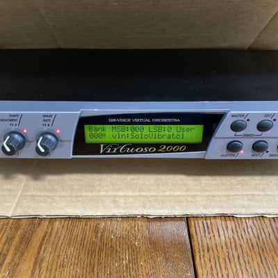 E-MU Systems Virtuoso 2000 Rackmount 128 Voice Virtual Orchestra For Sale + 3 Sound ROMs image 1