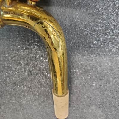 King Super 20 Bari Sax 1960 - Lacquered Brass image 11