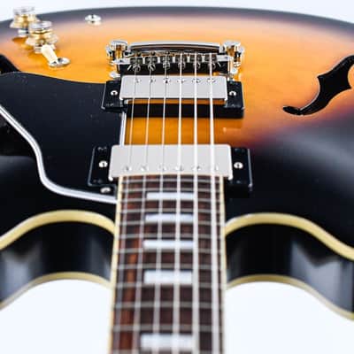 Epiphone Inspired by Gibson Custom 1962 ES335 Reissue Vintage Burst image 12