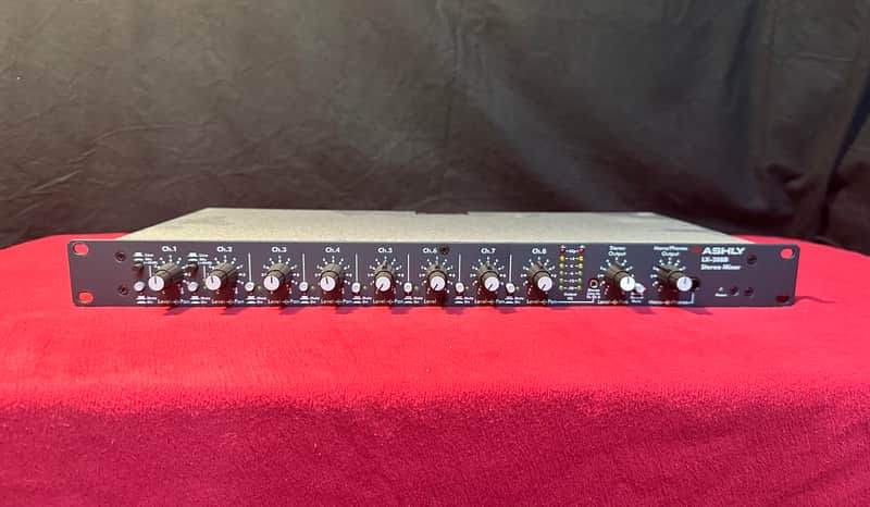 Ashly LX-308B Rackmount 8-Channel Stereo Line Mixer 2010s - Black image 1