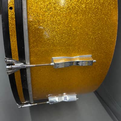 Vintage Ludwig Marching Bass Drum 1970s Olive Badge Super Kick image 6