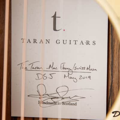 2019 Taran DS5, Macassar Ebony/Master Grade Swiss Moon Spruce image 24
