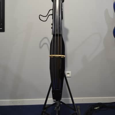 Stagg EDB-3/4-MBK - Electric Upright Bass (EUB) with modifications (w/ Gig Bag and Stand) image 1