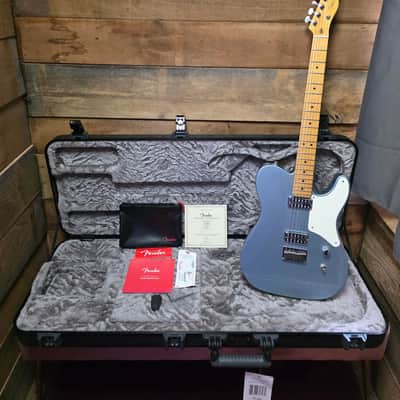 Fender 75th Anni. American Professional Classic Cabronita Telecaster (Pre-Owned) - Ice Blue MEtallic w/ Case image 20