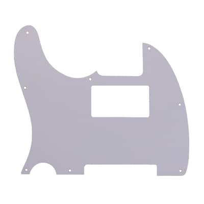 White Replacement 3 Ply Humbucker Pickguard for Standard Tele Style Guitar image 2