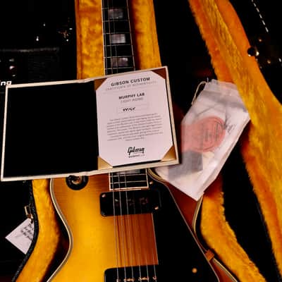Gibson Custom Shop M2M Les Paul Custom '54 Murphy Lab  2024 - Light Aged Antique Gold image 12