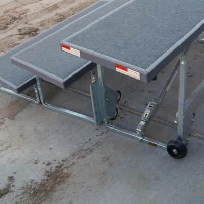 Wenger 6' x 18" Tourmaster 3 Step Grey Choral Choir Riser - 10 Avail - CAN SHIP! image 5