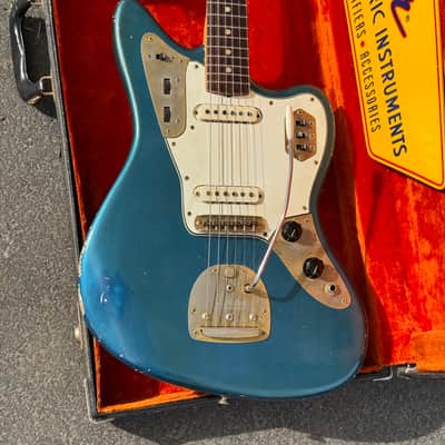1964 Fender Jaguar - Gold Hardware Lake Placid Blue image 5