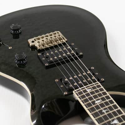 PRS SE Custom 24 Quilt Top 2021 - Charcoal image 5