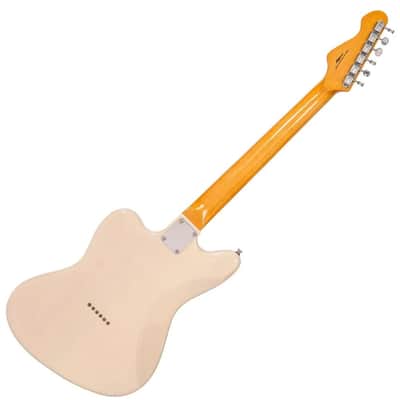 Vintage V65 ReIssued Hard Tail Electric Guitar - Blonde (V65HBLD) image 5