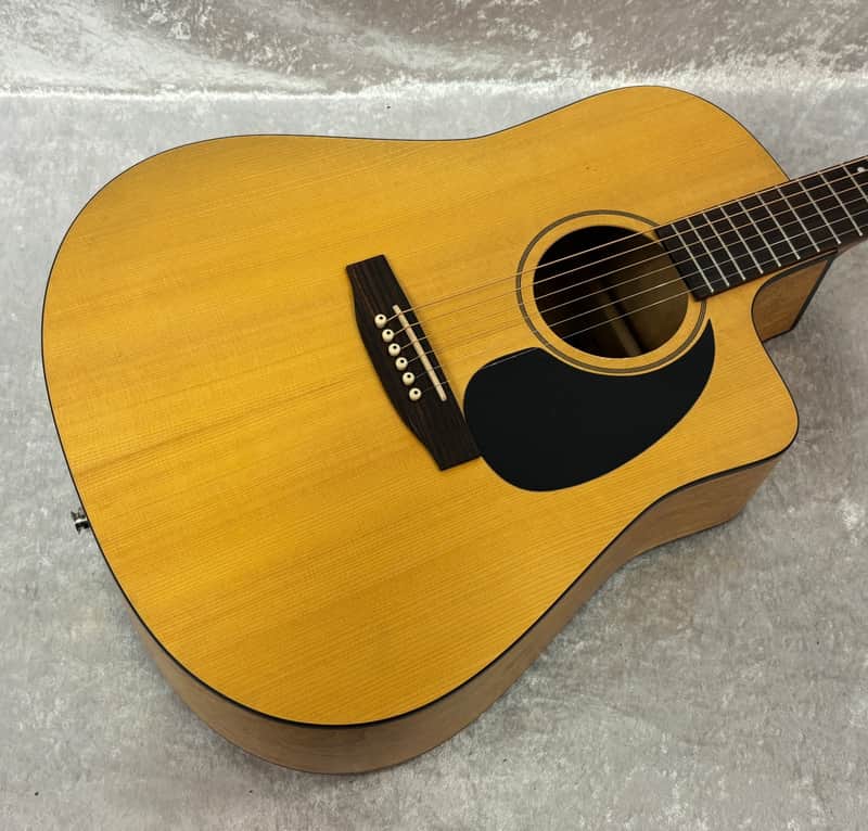 Seagull acoustic electric guitar in natural with case image 1