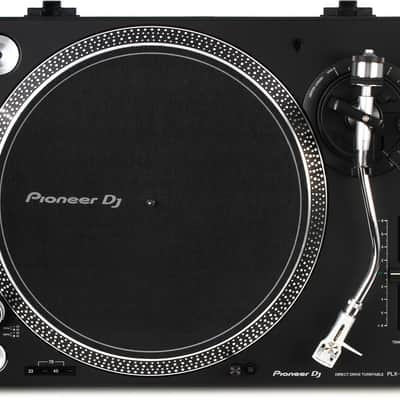 Pioneer DJ PLX-500 Direct Drive Turntable  Bundle with Native Instruments Traktor Butter Rugs DJ Slipmats with Traktor logo image 3
